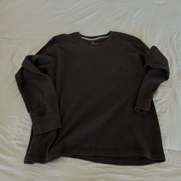 Brown Y2K waffle knit - Image 2