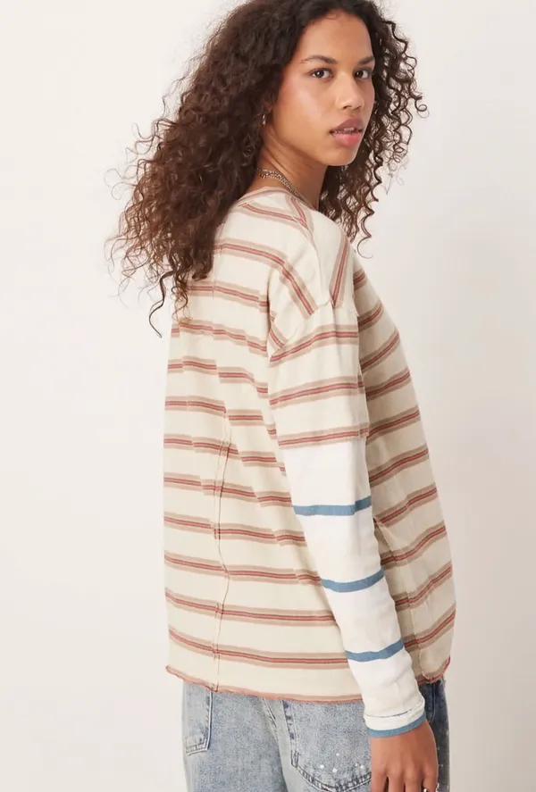 Long Sleeve Free People Top Oversized - Image 3