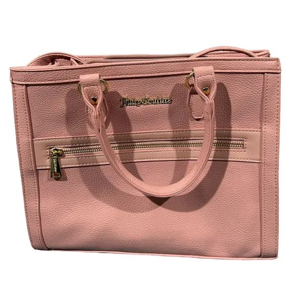 Juicy couture blush pink crossbody bag/ satchel bag with gold trim - Image 5