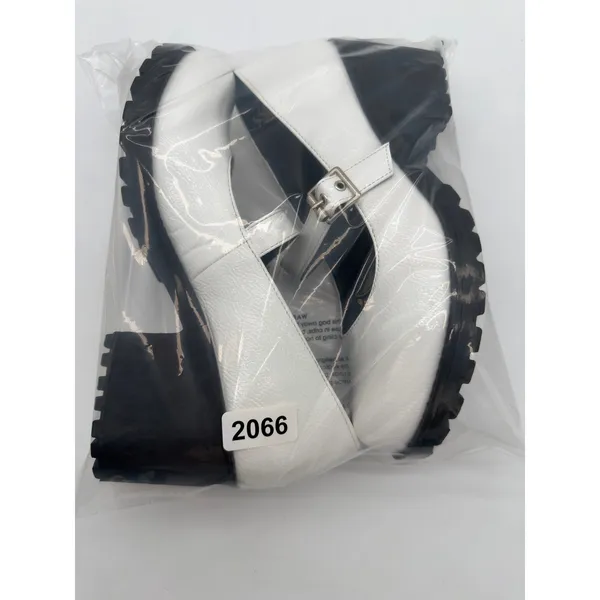 Dirty Laundry Chunky Heel Platform White Lug Sole Mary Jane Loafer 10 Y2K - Image 9