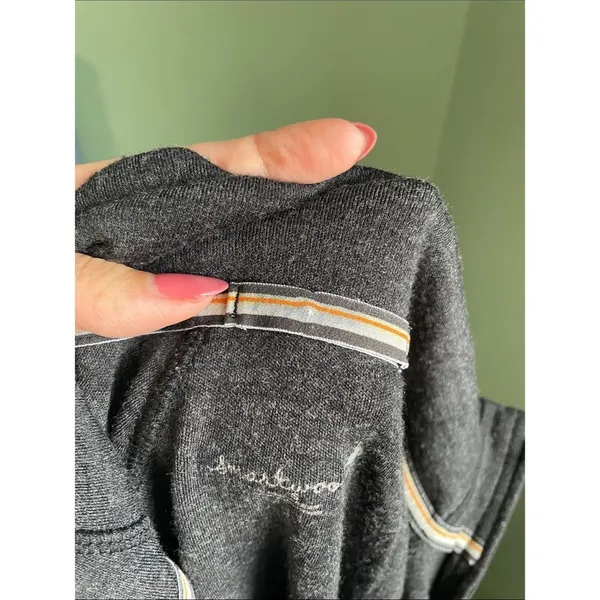 Women’s Smartwool 100% Merino Wool Long Sleeve Quarter Zip Base Layer Charcoal S - Image 8