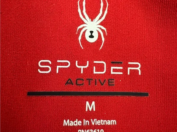 Spyder Active Fleece Lined Leggings Red High Rise Women’s Medium - Image 4