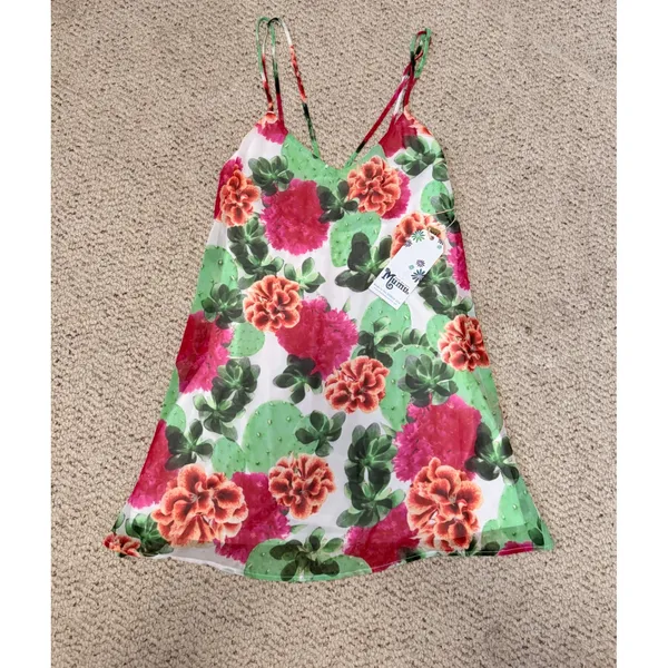 Show Me Your Mumu Criss Cross Applesauce Dress NWT Small Cactus Floral - Image 2