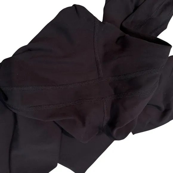 Lululemon Align Leggings Solid Black Soft Yoga Athleisure‎ Smooth Lounge Size 12 - Image 8