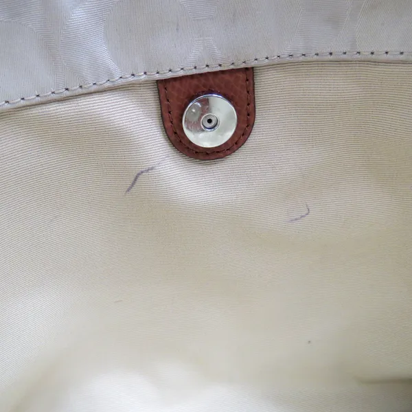 Coach Signature Cream Nylon Rectangle Crossbody Bag Handbag Style 35454 - Image 10