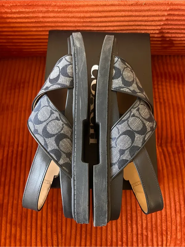 Coach Fraser Chambray 
Sandals - Image 5