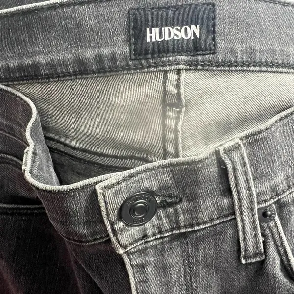 Hudson‎ Jeans The Stevie Midrise Lace Up Skinny Jeans in Vacancy Gray Size US 27 - Image 11