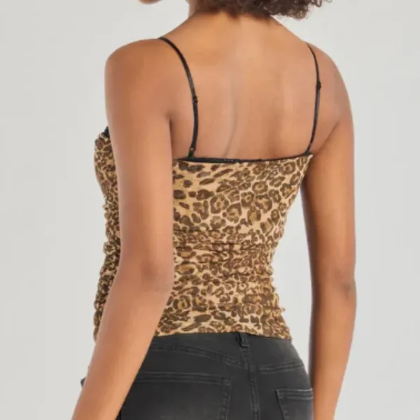 Windsor - Wild Vibes Leopard Print Sleeveless Top - Image 2