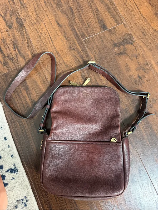 Fossil Women's Pebbled Leather Crossbody Bag - Image 9