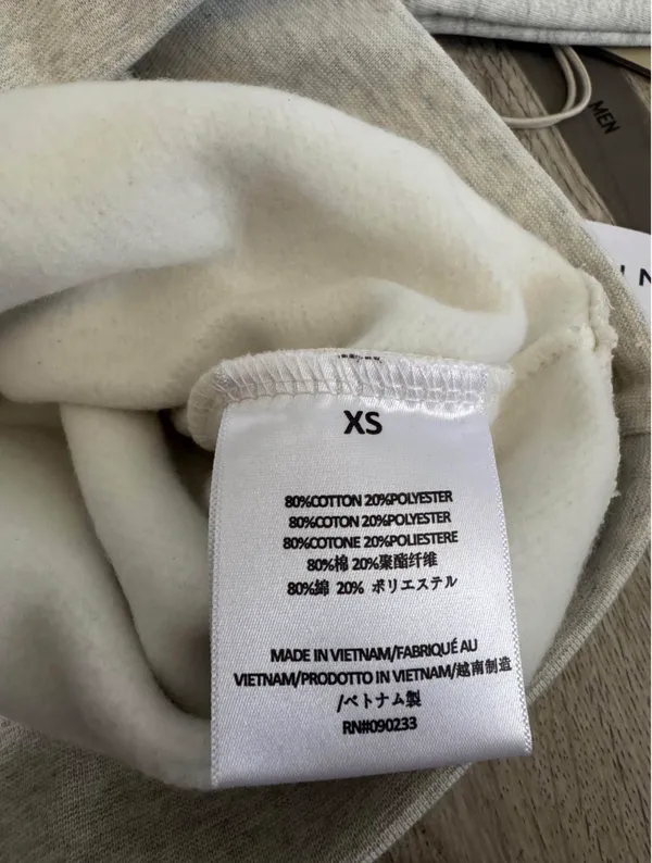Essentials XS new Fear of God light oat Hoodie new - Image 5