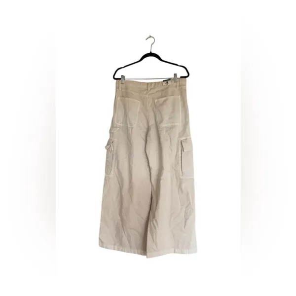 NWT GAP Mid Rise Cargo Baggy Khakis Pant Pockets SZ-8 Color Bedrock Beige - Image 8
