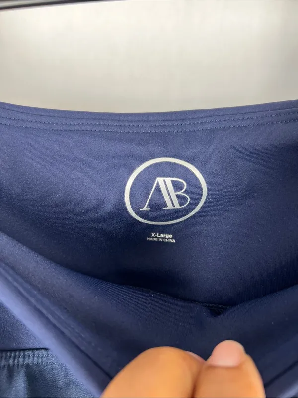 Addison Bay Birdie Golf Skort Navy White Pleated Size XL - Image 6
