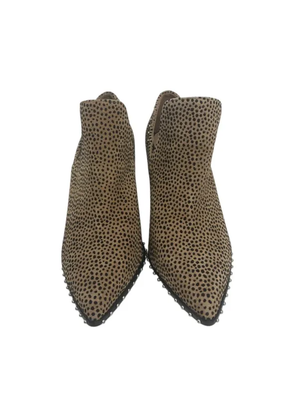 Gianni Bini Leopard Daveigh Studded Ankle Booties Block Heel Size 7 - Image 7