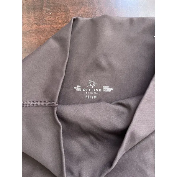 OFFLINE By Aerie Goals Pocket 7" Bike Short High Rise Sz S Athletic Athleisure - Image 5