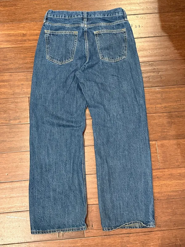 Old Navy 90s Baggy Jean Blue Size 30 - Image 2