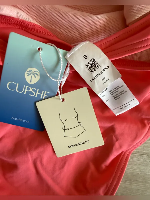 Cupshe Have a Ball Flex Support One-Piece Swimsuit Pink Small NWT - Image 11