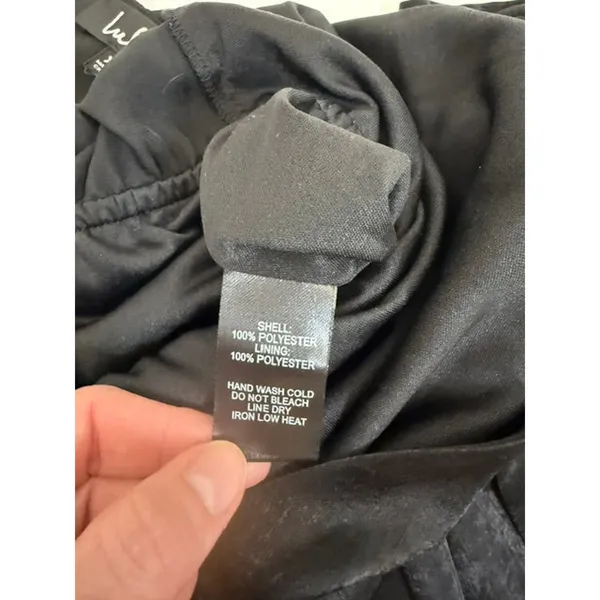 Lulus Moments of Love Black Satin Romper SzXL/14 NWT - Image 8