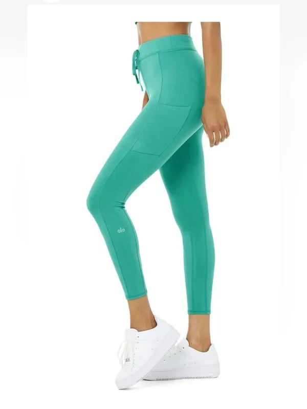 Alo Yoga High Waist Checkpoint Leggings - Image 3