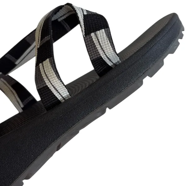 NWT Chaco Z Cloud Sandals Size 11 Black White Grey Geometric Retail $105.00 - Image 5