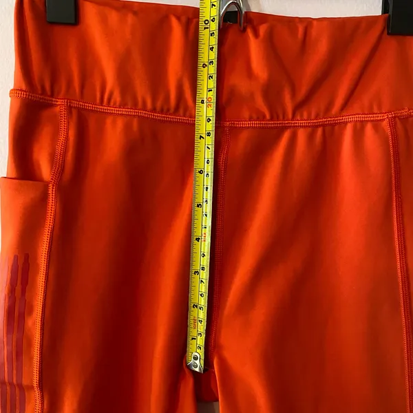 Savage X Fenty Sport Orange Biker Shorts Workout Women's size 12 / 14 Large - Image 11