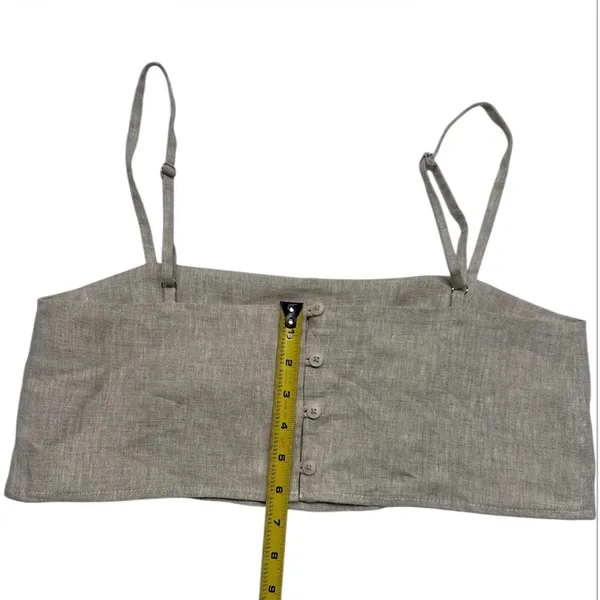 Reformation Natural Linen Fabric Size 10‎ - Image 5