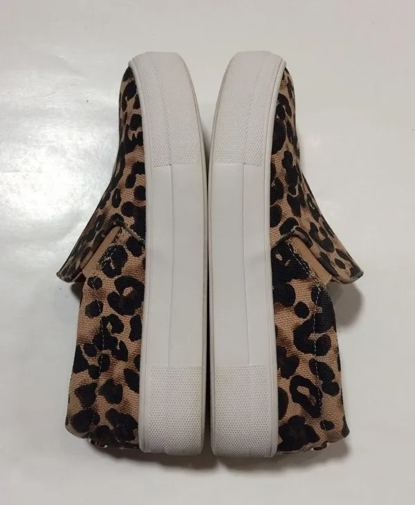 Steve Madden Gills Leopard Print Slip-On Sneakers - Image 5