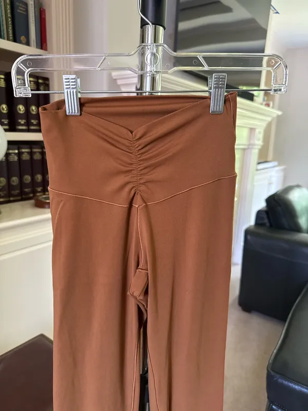 OFFLINE by Aerie High-Waisted Leggings Ruched Flare Legging - Image 2
