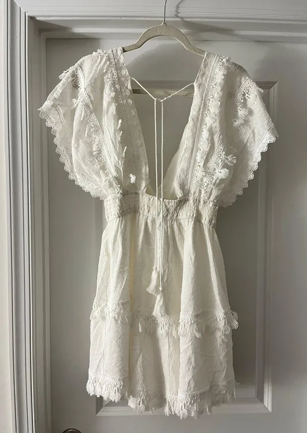 Hello Molly White Dress - Image 2