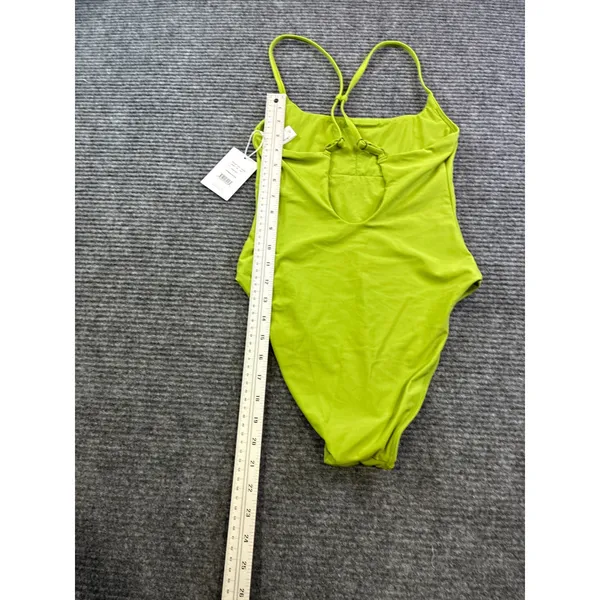 Andie Swim The Makena One Piece Swimsuit Avocado Green Lime Sporty XS AO467 - Image 4