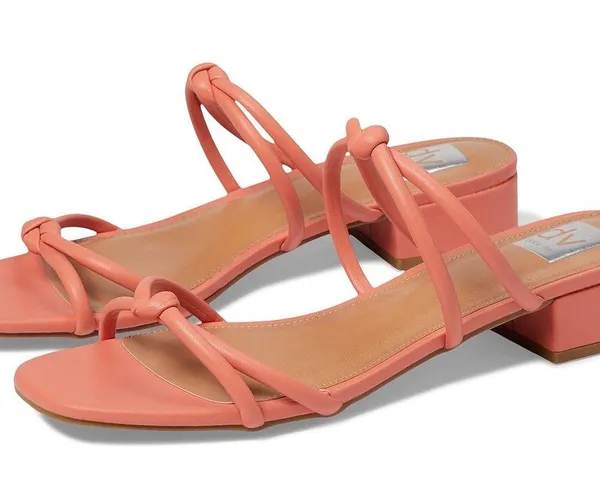 New DV Dolce Vita Knotted Slip On Sandal In Color Tangerine - Image 4