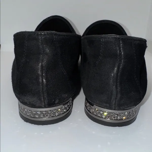 Pedro Garcia Garan Loafers w Swarovski Crystals Black Suede Women’s EU 8 US 8 - Image 7
