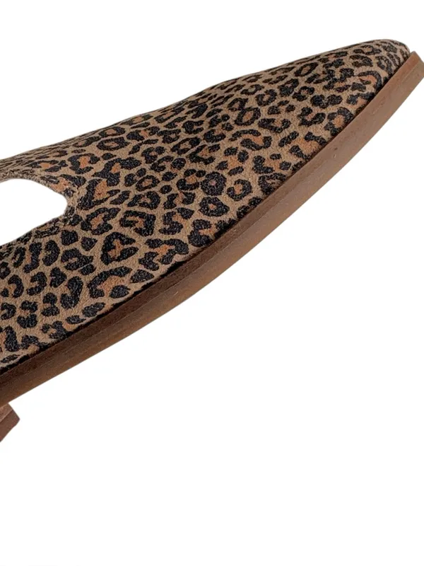 Like New Lucky Brand Leather Cahill Loafers Leopard Size 8 - Image 5