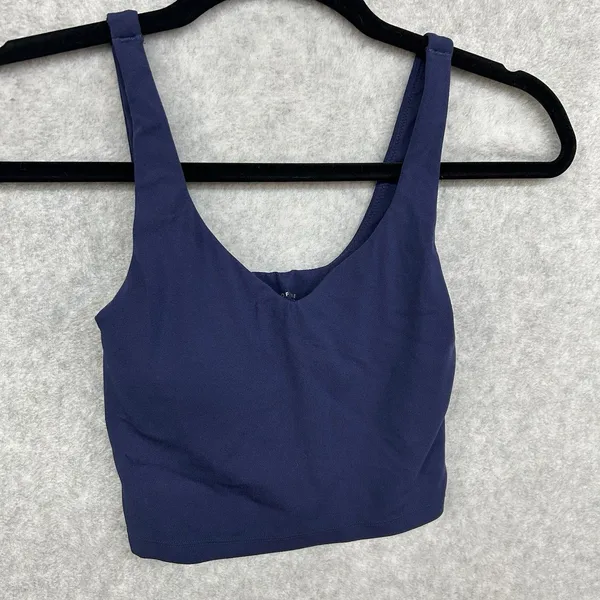 OFFLINE by Aerie Real Me Longline Sports Bra Blue Women’s XS - No Padding - Image 3