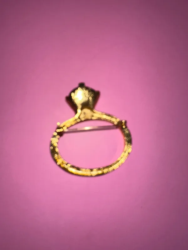 Vintage ring sweater pin Gold Size none - Image 2