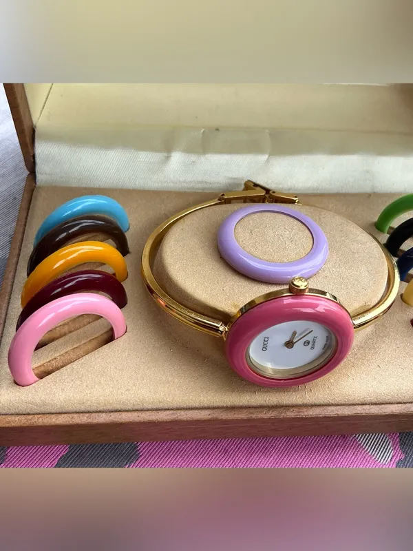 Dressy GUCCI interchangeable bezel watch set ❤️‍🔥❤️‍🔥❤️‍🔥 - Image 15