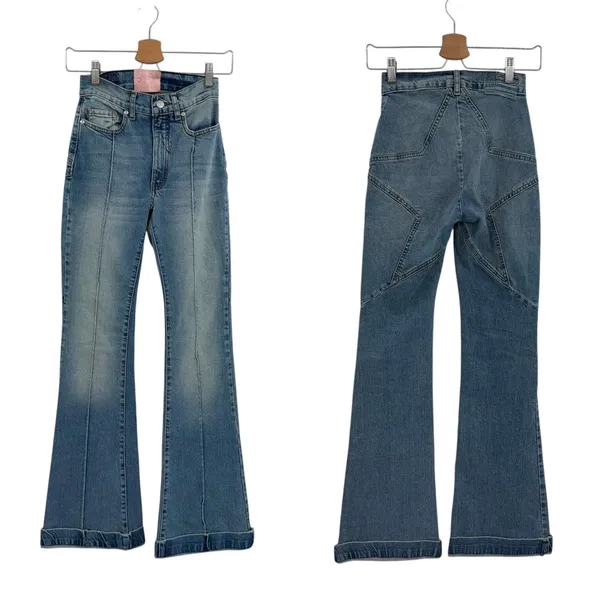 Revice Venus‎ Flare Jeans Eclipse Wash High Rise Flared Womens 24 Denim - Image 3