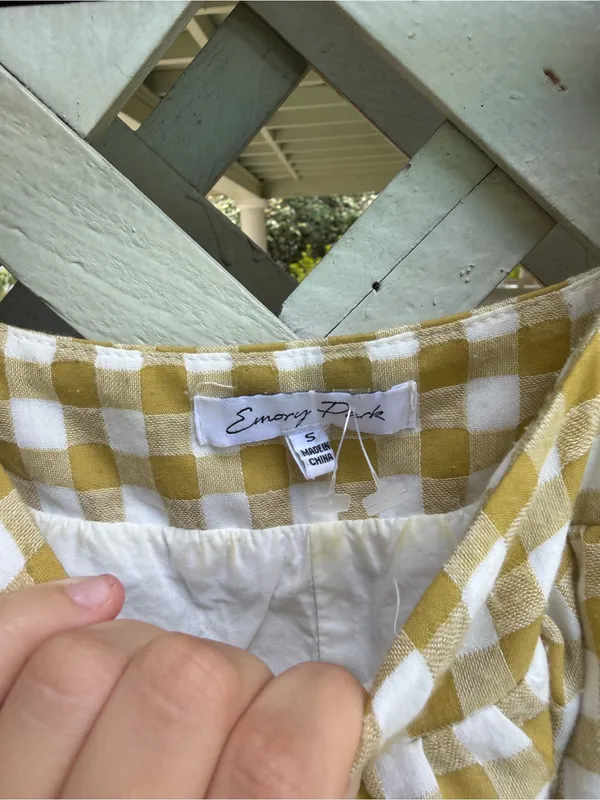 Emory park gingham maxi dress - Image 2