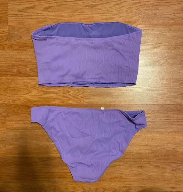 Aerie purple ribbed bikini bottom XL - Image 3