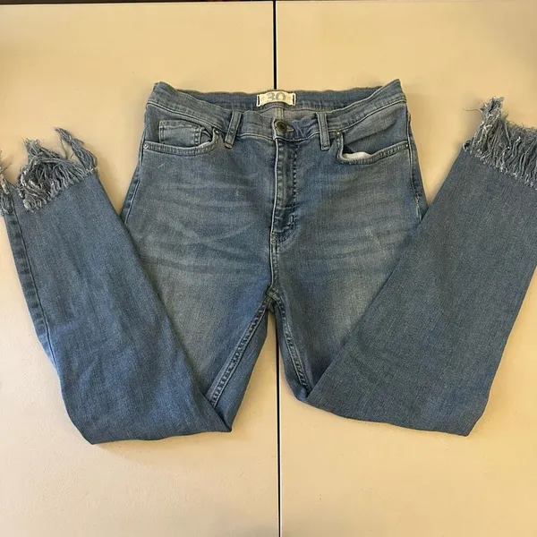 We the free Great Heights raw hem jeans distressed 30 free people - Image 4