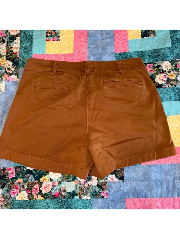 J.Crew $70 Woman’s Size 8 W 32 Stretch brown Summer chino shorts - Image 3