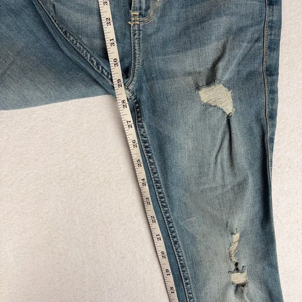 Hollister High Rise Super Skinny Jeans Women’s Size 0 24x30 Distressed NWT Y2K - Image 7