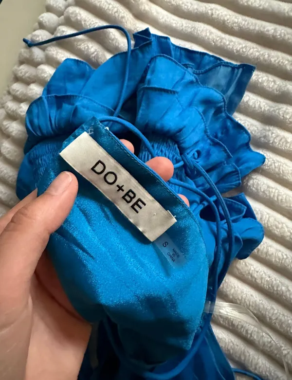 blue blouse tank top - Image 2