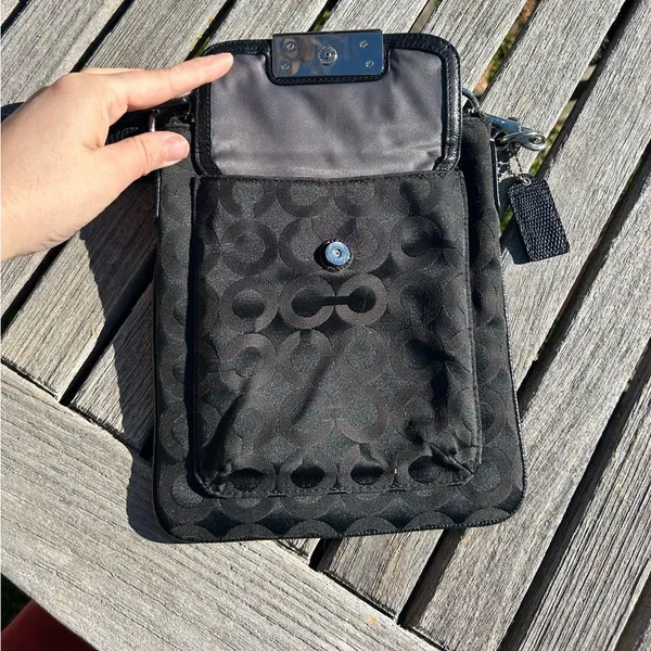 Coach shoulder crossbody y2k handbag‎ in black - Image 7