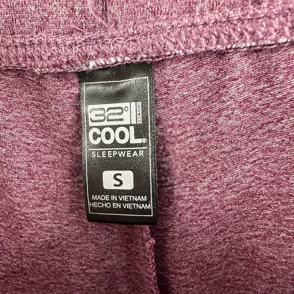 32 Degrees‎ Cool size small sleepwear pajama lounge pants loose leg purple - Image 3