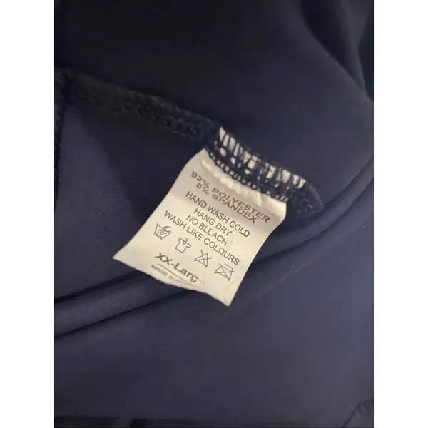 Amazon Navy High Waisted Full Length Leggings Size XXL NWOT - Image 5