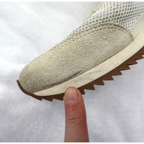 Rag & Bone White & Ivory Retro Runner Mesh Suede Sneakers US 8.5/EU 39 - Image 5