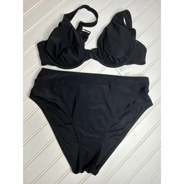 NWT Cupshe Lot of 2 Two Piece Bikinis 2-PC Bathing Suit Swim Beach Paddle Sz M - Image 4