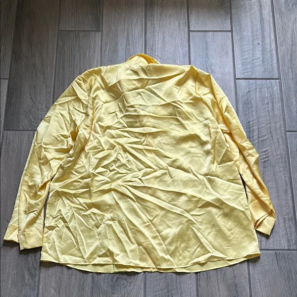 Show Me Your MuMu Yellow Button Down Shirt - Image 5