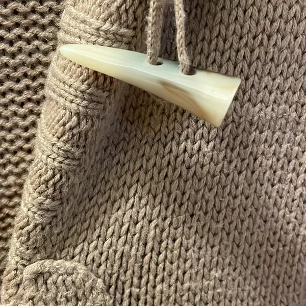 Gilmore girls style Lorilai One Step Up long line cardigan tan M - Image 4