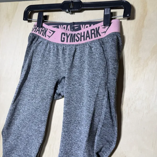 Gymshark Dry Seamless Leggings‎ Women's Small Gray Pink Athletic Workout - Image 2